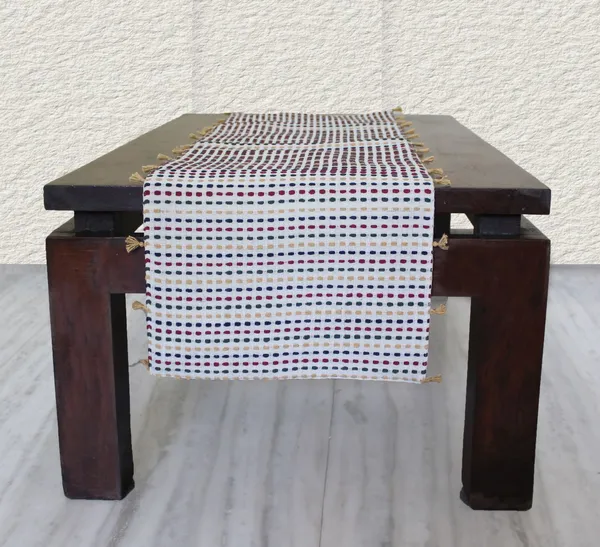 Pack_of_1_Piece_Cotton_Yellow_Boho_Pinstripes_Collection_Table_Runner-For_Dining_&_Center_Table