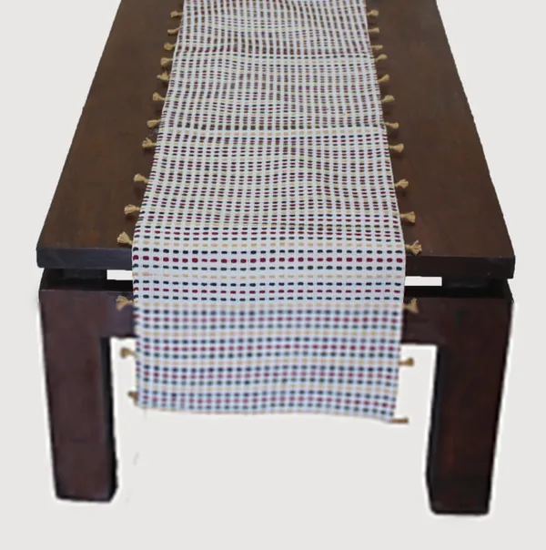 Pack_of_1_Piece_Cotton_Yellow_Boho_Pinstripes_Collection_Table_Runner-For_Dining_&_Center_Table