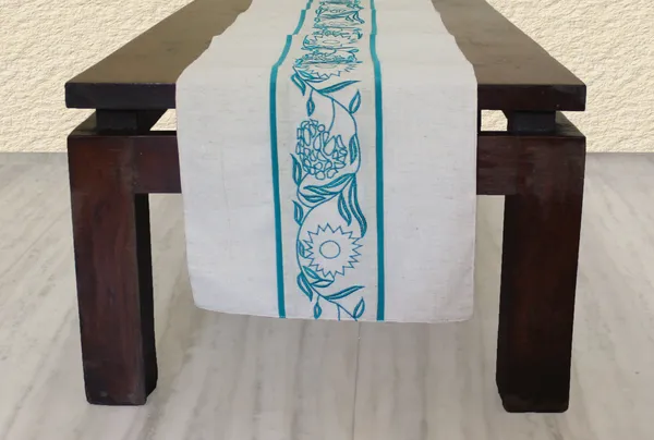 Pack_of_1_Piece_Cotton_Aqua_blossom_bale_Embroidery_Collection_Table_Runner-For_Dining_&_Center_Table