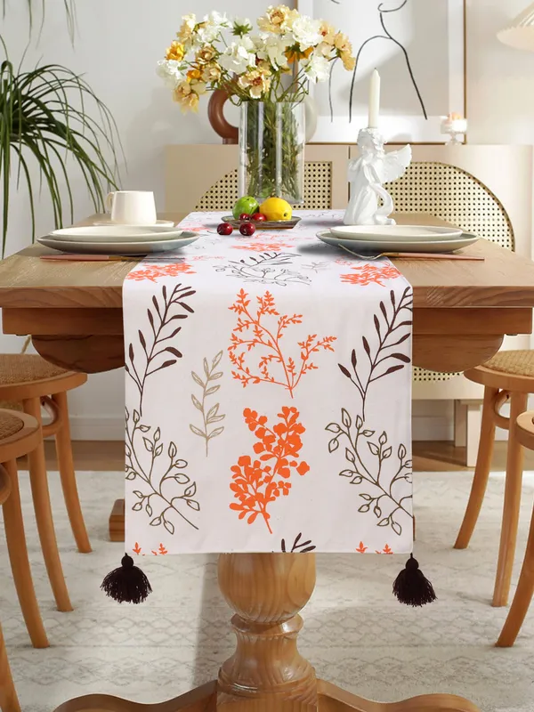 Pack_of_1_Piece_Cotton_Orange_Bloom_Bliss_Printed_Collection_Table_Runner-For_Dining_&_Center_Table