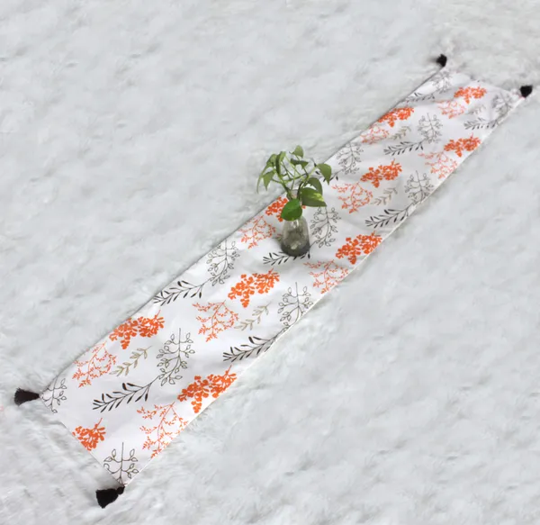 Pack_of_1_Piece_Cotton_Orange_Bloom_Bliss_Printed_Collection_Table_Runner-For_Dining_&_Center_Table