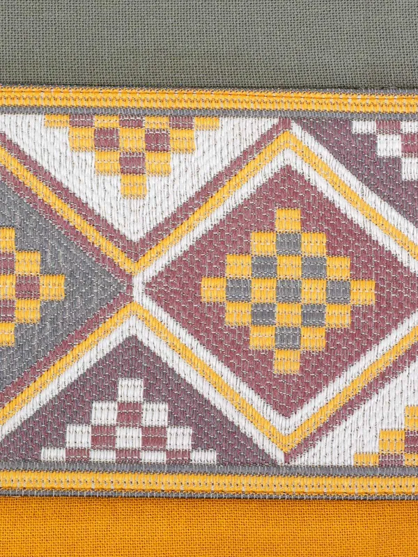 Mesh_Jacquard_Collection_Yellow_Table_Runner_With_Place_Mat_and_Napkin-Dining_&_Center_Table_for_Decoration_and_Party