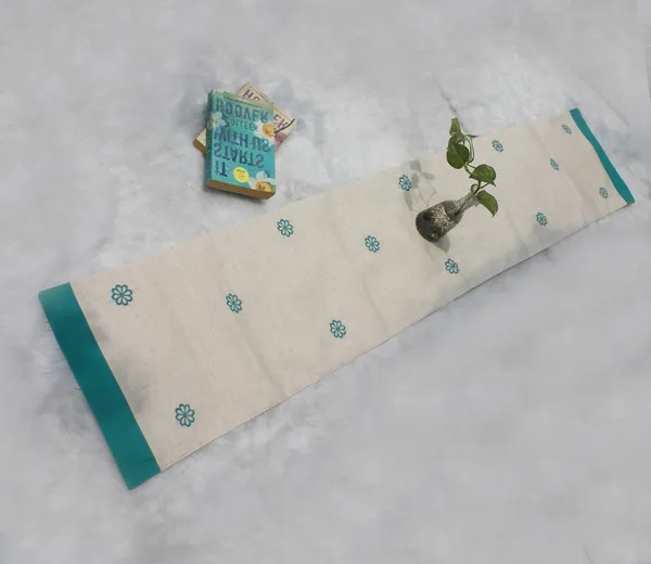 Pack_of_1_Piece_Cotton_Aqua_Eric_Flora_Embroidery_Collection_Table_Runner_For_Dining_&_Center_Table
