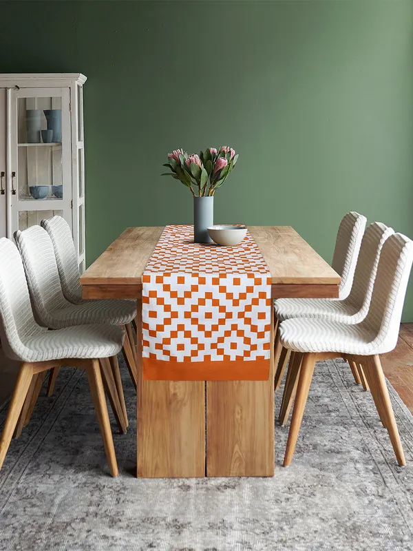 Pack_of_1_Piece_Cotton_Orange_Fun_With_Checks_Printed_Table_Runner_for_Dining_&_Center_Table