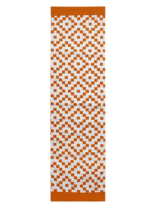 Pack_of_1_Piece_Cotton_Orange_Fun_With_Checks_Printed_Table_Runner_for_Dining_&_Center_Table