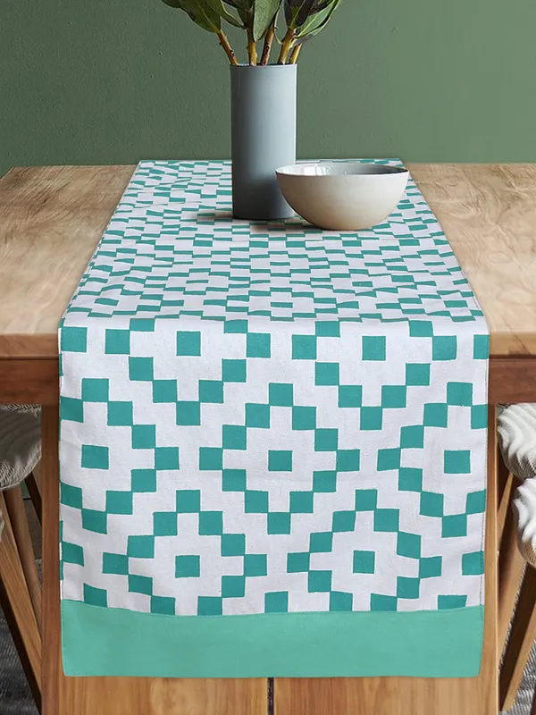 Pack_of_1_Piece_Cotton_Blue_Fun_With_Checks_Printed_Table_Runner_for_Dining_&_Center_Table