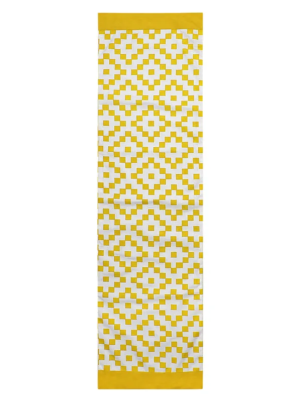 Pack_of_1_Piece_Cotton_Yellow_Fun_With_Checks_Printed_Table_Runner-for_Dining_&_Center_Table