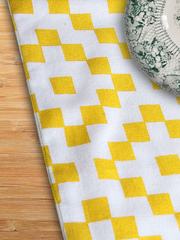 Pack_of_1_Piece_Cotton_Yellow_Fun_With_Checks_Printed_Table_Runner-for_Dining_&_Center_Table