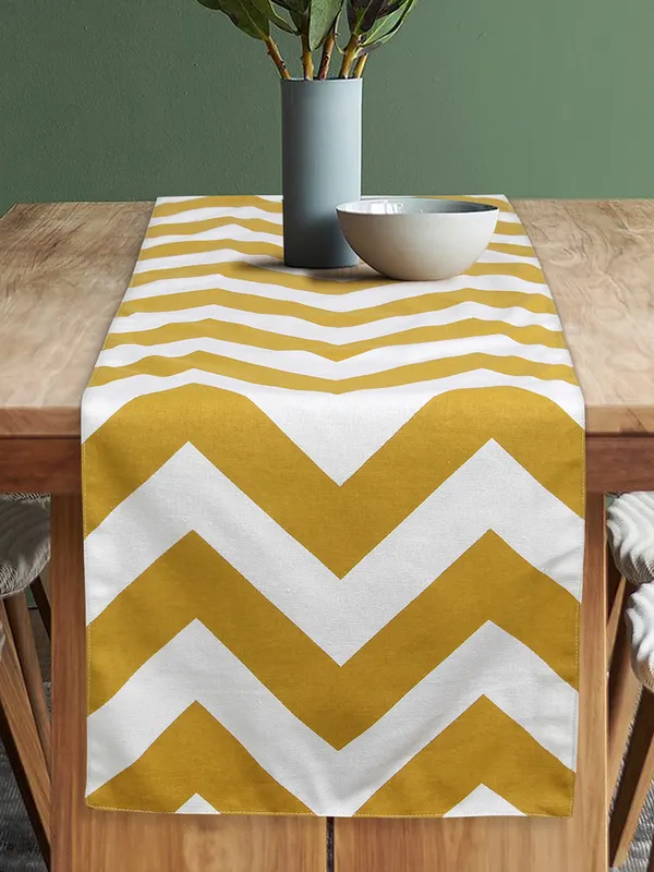 Pack_of_1_Piece_Cotton_Yellow_Chevron_Printed_Collection_of_Table_Runner-_for_Dining_&_Center_Table