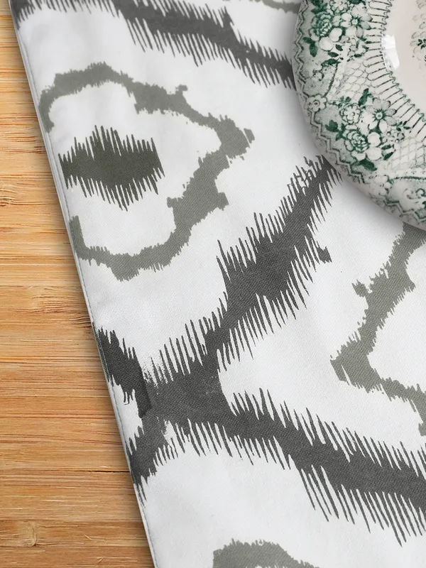 Pack_of_1_Piece_Cotton_Grey_3_Ikat_Printed_Collection_of_Table_Runner-_for_Dining_&_Center_Table
