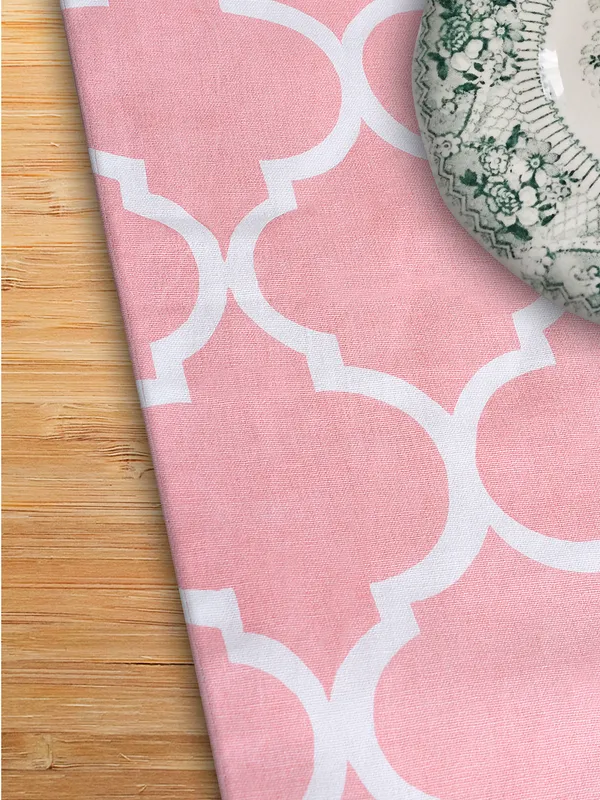 Pack_of_1_Piece_Cotton_Pink_Ogee_Printed_Collection_of_Table_Runner-_for_Dining_&_Center_Table