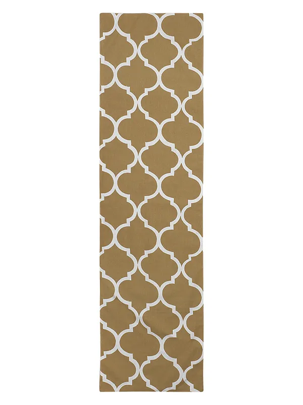 Pack_of_1_Piece_Cotton_Beige_Ogee_Printed_Collection_of_Table_Runner-_for_Dining_&_Center_Table