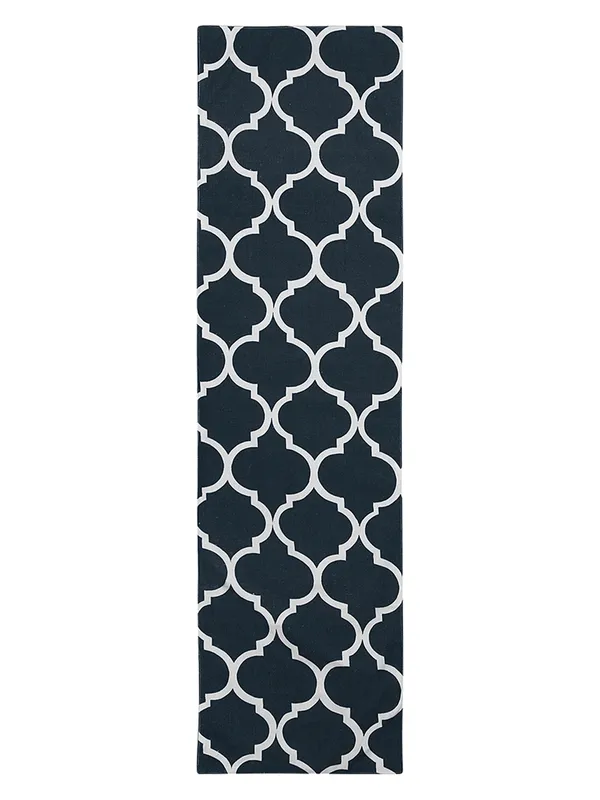 Pack_of_1_Piece_Cotton_Navy_Blue_Ogee_Printed_Collection_of_Table_Runner-_for_Dining_&_Center_Table