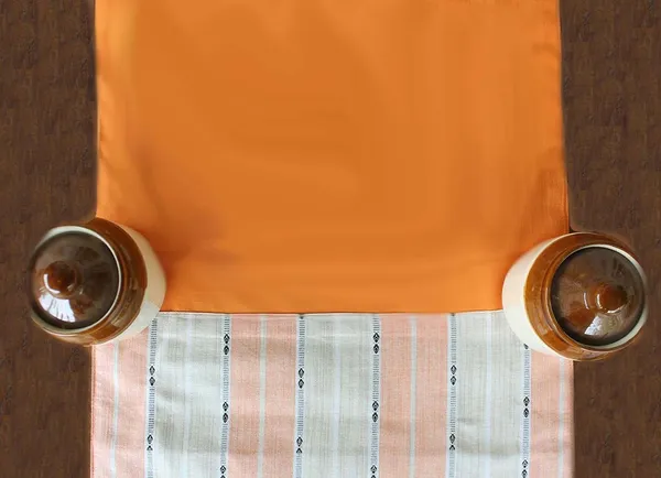 Pack_of_1_Piece_Cotton_Orange_Awning_Stripe_Printed_Collection_Table_Runner-For_Dining_&_Center_Table