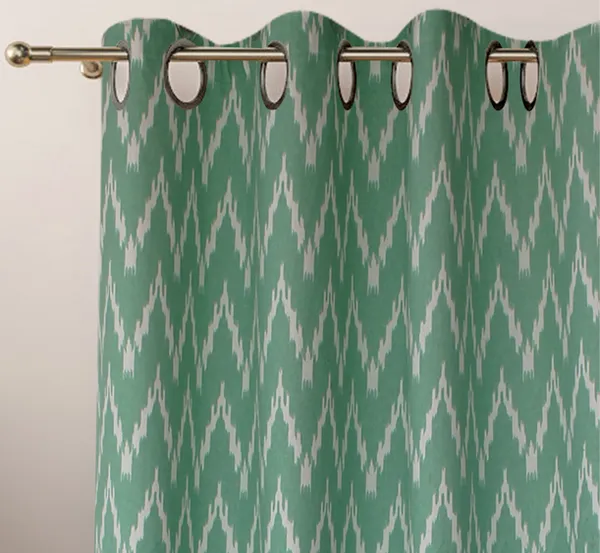 Pack_of_2_Cotton_Aqua_Waggle_Printed_Eyelet_Curtain_Set_for_Window_and_Door