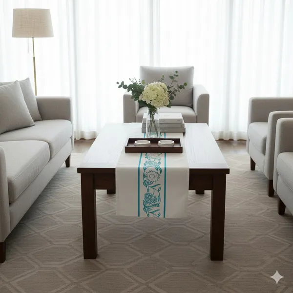 Pack_of_1_Piece_Cotton_Aqua_blossom_bale_Embroidery_Collection_Table_Runner-For_Dining_&_Center_Table