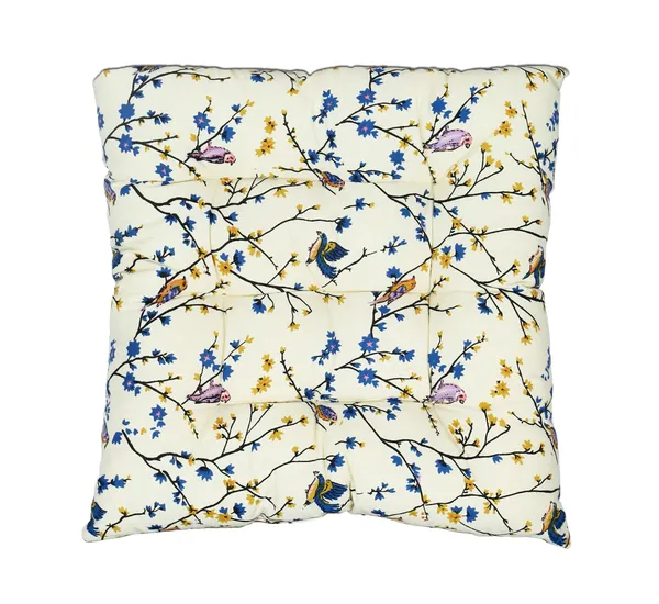 Pack_of_1_Piece_Cotton_Beige_Mini_Bird_Printed_Chair_Pad_for_Chair_&_Floor