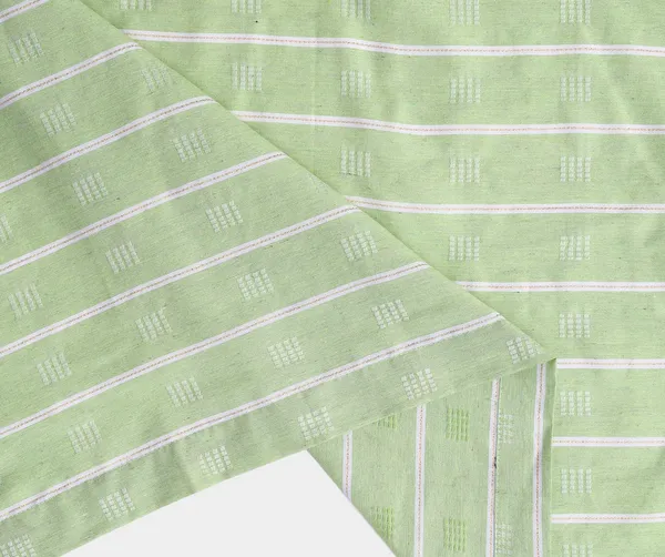 Pack_of_2_Cotton_Lime_Green_Check_Reflection_Collection_Eyelet_Curtainfor_Window_and_Door