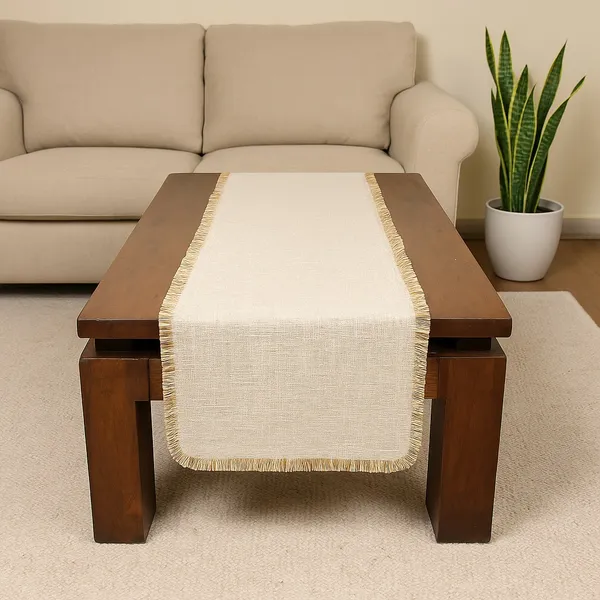 Pack_of_1_Piece_Cotton_Golden_Weave_Luxe_Collection_Table_Runner-For_Dining_&_Center_Table