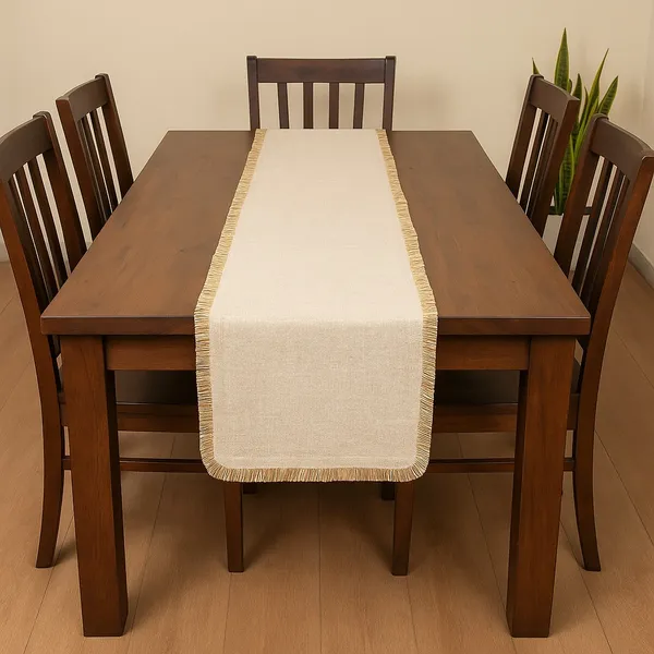 Pack_of_1_Piece_Cotton_Golden_Weave_Luxe_Collection_Table_Runner-For_Dining_&_Center_Table