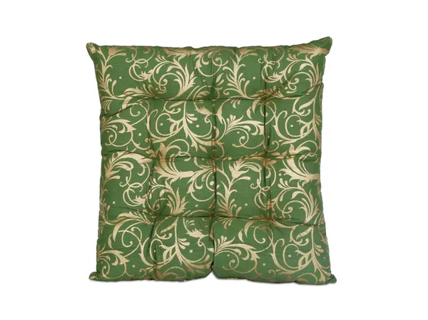 Pack_of_1_Piece_Cotton_Green_Gold_Floral_Printed_Chair_Pad_for_Chair_&_Floor