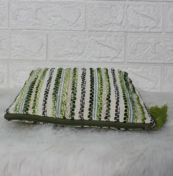 Pack_of_1_Piece_Cotton_Green_Bohemian_Charm_Collection_Multi_Utility_Pouch_for_Men,_Women,_Girl,_Boy,_Cosmetic_Bag,_Makeup_Bags,_Travel_Accessories_Organizer
