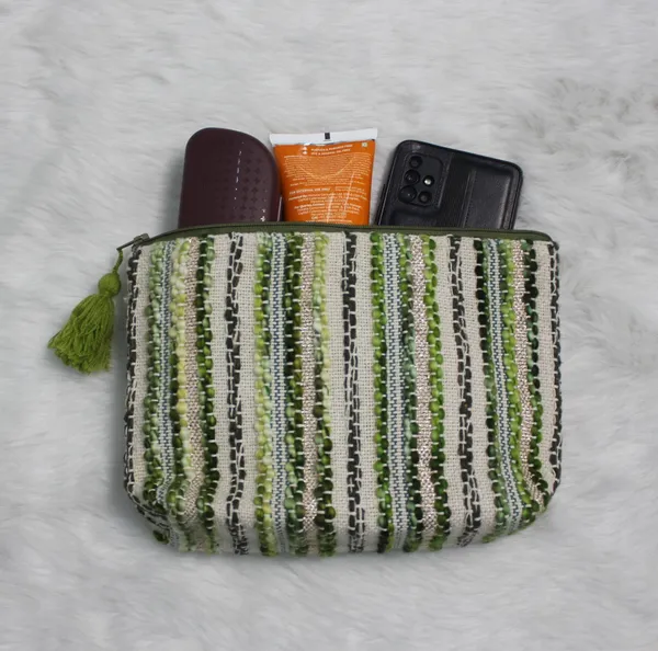 Pack_of_1_Piece_Cotton_Green_Bohemian_Charm_Collection_Multi_Utility_Pouch_for_Men,_Women,_Girl,_Boy,_Cosmetic_Bag,_Makeup_Bags,_Travel_Accessories_Organizer