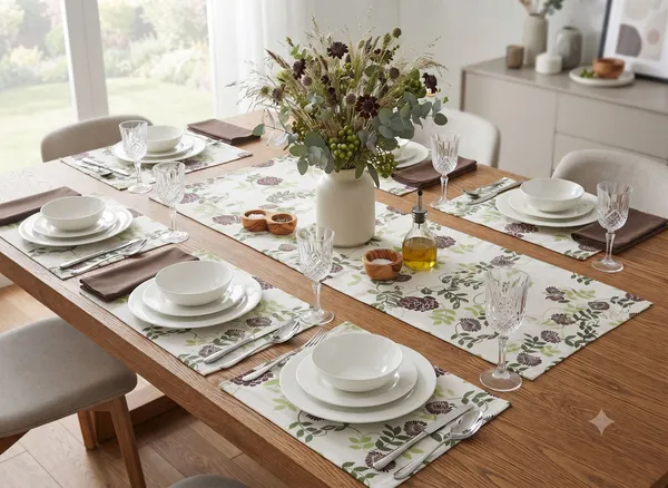 Pack_of_18_Pieces_Cotton_Green_Floral_Printed_Place_Mat_With_Napkins_for_Dining_and_Center_Table