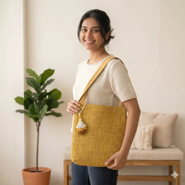 Pack_of_1_Piece_Cotton_Yellow_Merit_Collection_Crossbody_Messenger_Bag_for_Women,_Men,_Girl_&_Boy