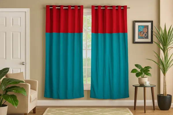 Pack_of_2_Cotton_Red_Double_Colourful_Tab_Top_Curtain_Set_for_Window_and_Door