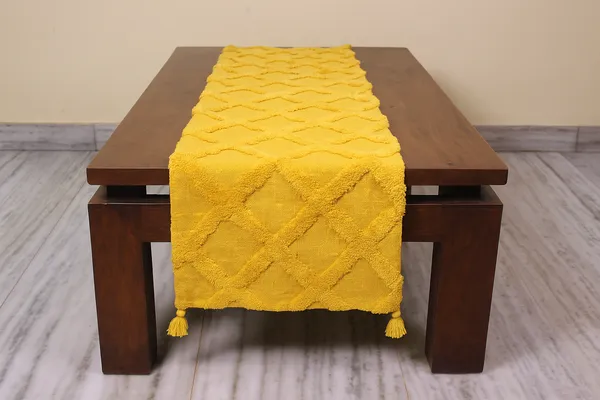 Pack_of_1_Piece_Cotton_Tufted_Harmony_Collection_Table_Runner-For_Dining_&_Center_Table
