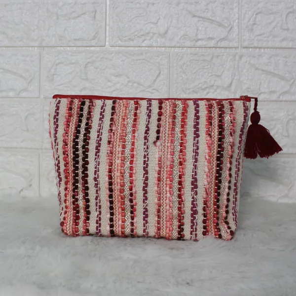 Pack_of_1_Piece_Cotton_Maroon_Bohemian_Charm_Collection_Multi_Utility_Pouch_for_Men,_Women,_Girl,_Boy,_Cosmetic_Bag,_Makeup_Bags,_Travel_Accessories_Organizer