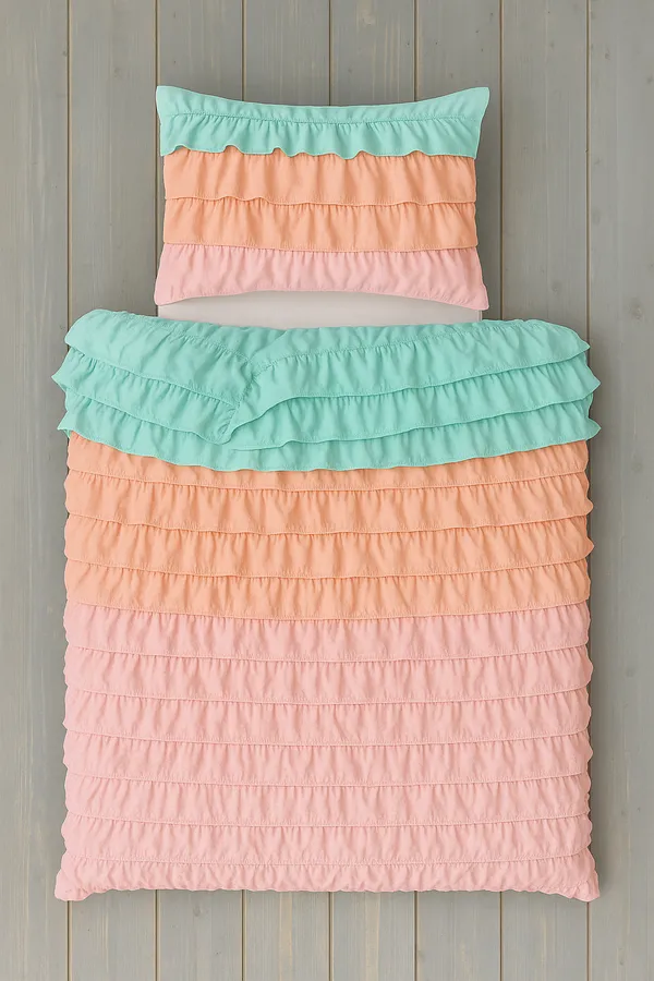 Pack_of_3_Pieces_Cotton_Ruffle_King_Single_Bedsheet_With_Pieces_Pillow_Cover_for_Bedroom,_Guest_Room,_Kids_Room