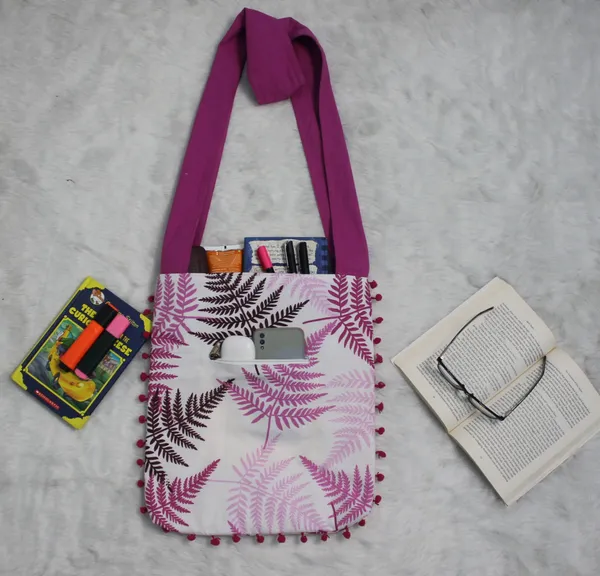 Pack_of_1_Piece_Cotton_Purple_Tropical_Leaf_Printed_Collection_Crossbody_Messenger_Shoulder_Bag_for_Women,_Men,_Girl_&_Boy