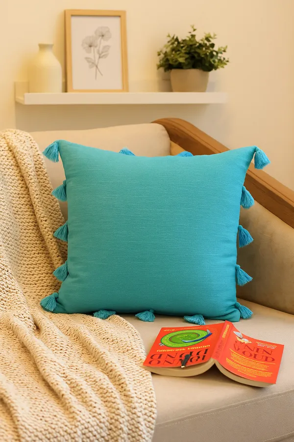 Pack_of_2_Piece_Cotton_Rama_Blue_Marit_Tassel_Collection_Cushion_Cover_For_Living_Room_and_Bedroom