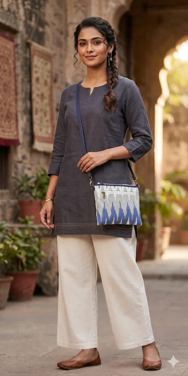 Pack_of_1_Piece_Cotton_Grey_Blue_Waggle_Printed_Collection_Crossbody_Sling_for_Women_&_Girl