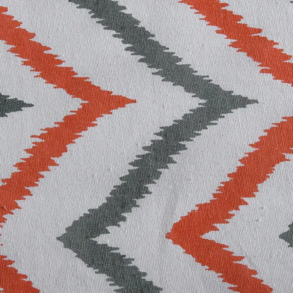 Pack_of_13,_19_&_25_Pieces_Cotton_Orange_Chevron_Printed_Table_Runner_With_Place_Mat_and_Napkin_For_Dining_&_Center_Table