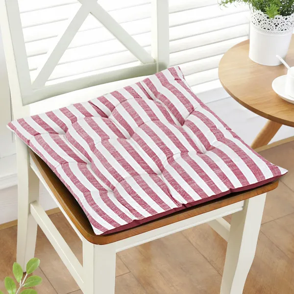 Pack_of_1_Piece_Cotton_Maroon_Stripe_Chair_Pad_for_Chair_&_Floor