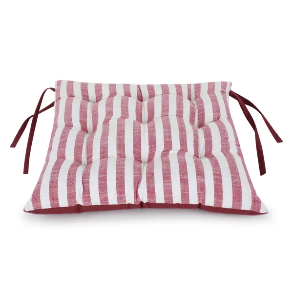 Pack_of_1_Piece_Cotton_Maroon_Stripe_Chair_Pad_for_Chair_&_Floor