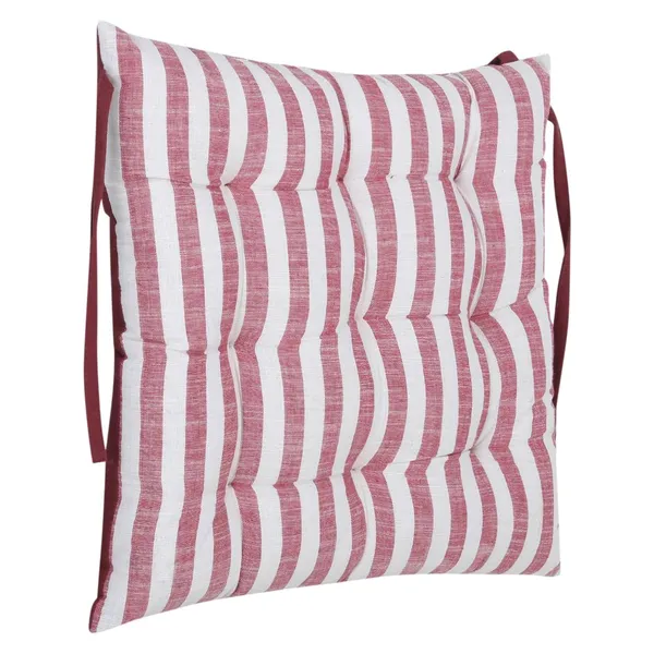 Pack_of_1_Piece_Cotton_Maroon_Stripe_Chair_Pad_for_Chair_&_Floor