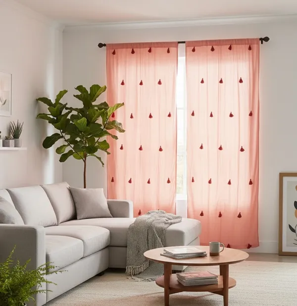 Pack_of_2_Cotton_Peach_Sheer_Merit_Tassel_Collection_Curtain_Set_for_Window_and_Door