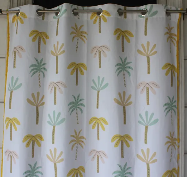 Pack_of_2_Pieces_Polyester_Mustard_Palm_Breeze_Digital_Printed_Eyelet_Curtain_Set_For_Bedroom_and_Living_Room