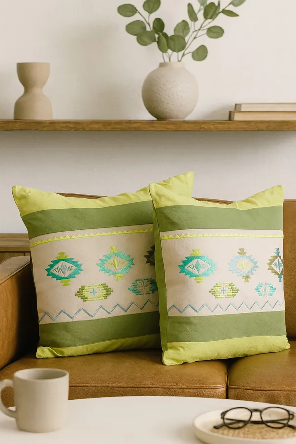 Pack_of_2_Pieces_Cotton_Kilim_Emboidery_Green_Cushion_Cover_for_Living_room_and_Bedroom
