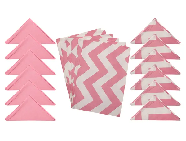 Pack_of_18_Pieces_Cotton_Pink_Chevron_Printed_Place_Mat_for_Dining_and_Center_Tablefor_Dining_Table
