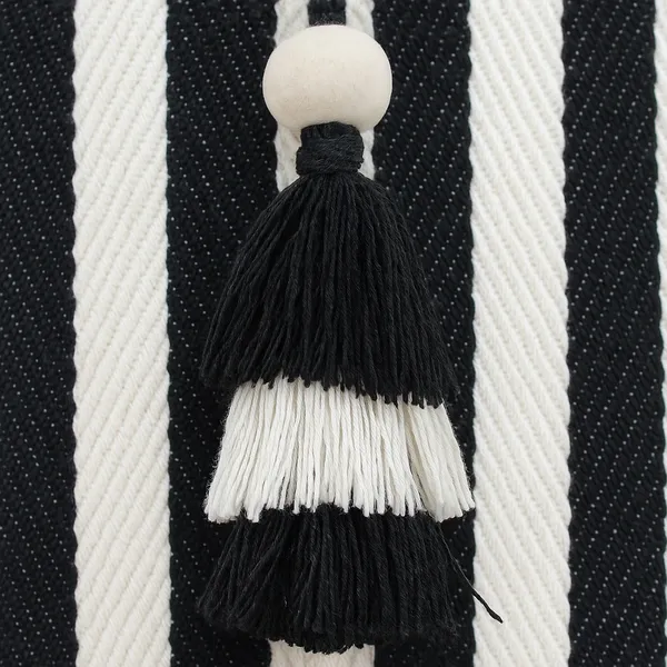 Pack_of_1_Piece_Cotton_Black_Cream_Stripe_Villa_Collection_Shoulder_Bag_for_Girl_and_Women