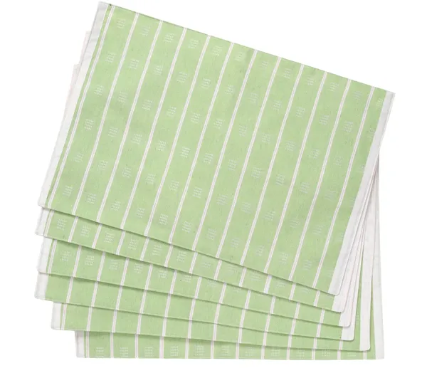 Pack_of_5,7,9_Cotton_Green_Check_Reflection_Collection_Table_Cover_With_Place_Mat-for_Dining_and_Center_Table