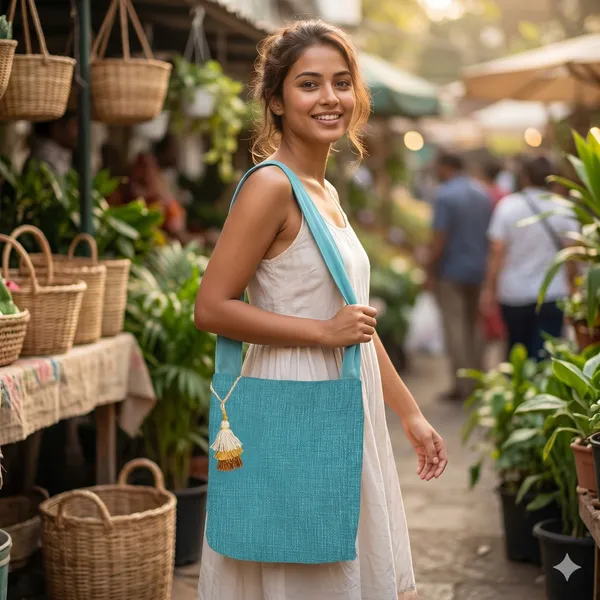 Pack_of_1_Piece_Cotton_Turquoise_Merit_Collection_Crossbody_Messenger_Bag_for_Women,_Men,_Girl_&_Boy