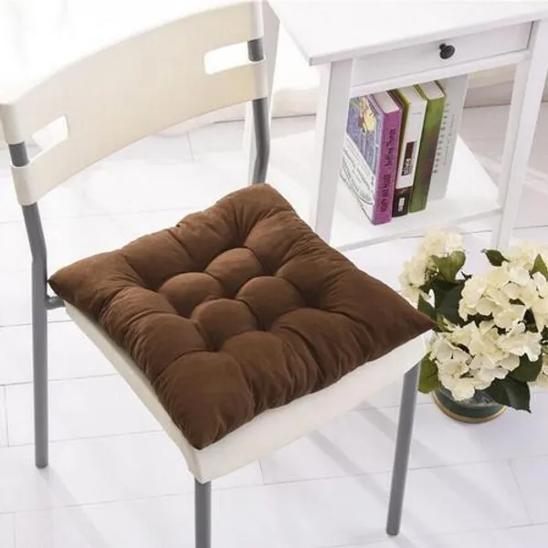 Pack_of_1_Piece_Cotton_Brown_Soild_Chair_Pad_for_Chair_&_Floor