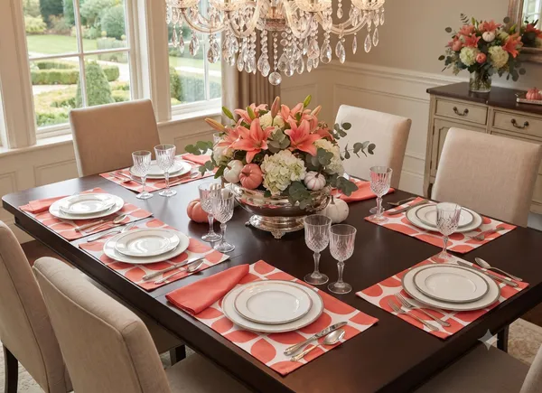 Pack_for_18_Pieces_Cotton_Coral_Printed_Place_Mat_With_Napkin_Set_for_Dining_and_Center_Table