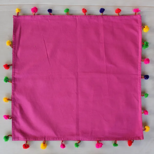 Pack_of_6_Pieces_Cotton_Mazenta_Multi_Pompom_Napkin_Set_for_Dining_and_Kitchen